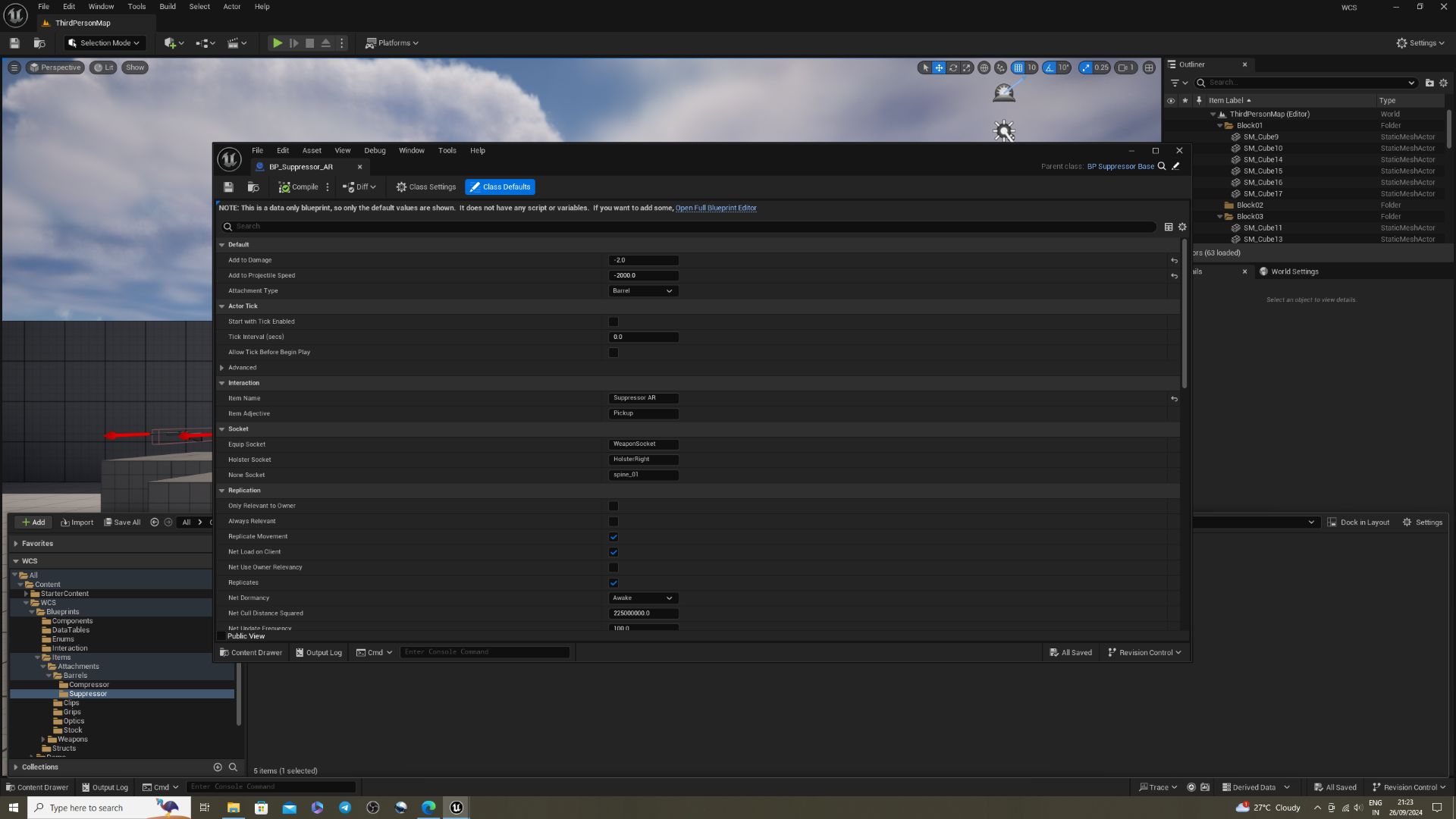 Weapon Customisation System - Screenshot